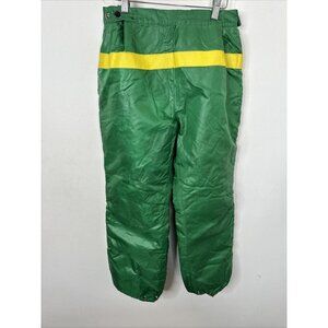 Vintage John Deere Men S Snow Ski Pants Insulated Green 70s Tractor Farming